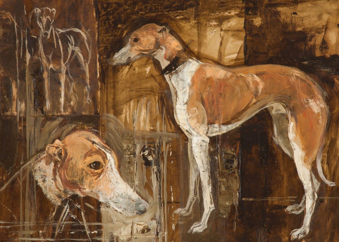 Greyhounds by Basil Blackshaw