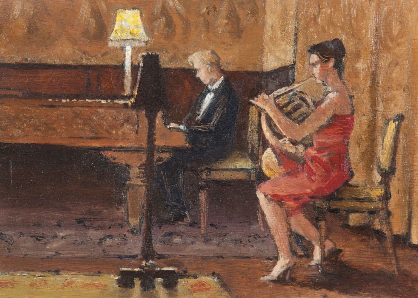 Music after dinner by Derek Hill 1959