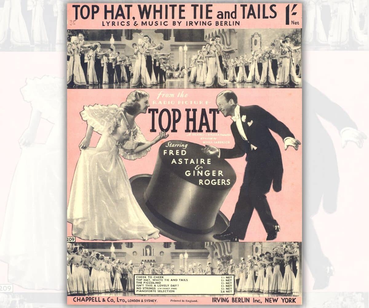 sheet music Top Hat