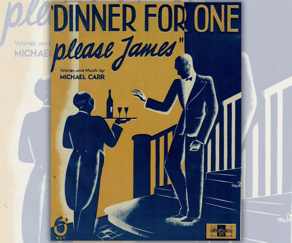 sheet music dinner for one