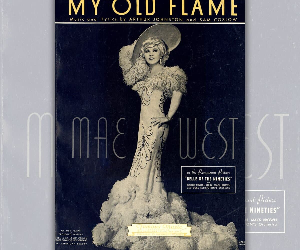 sheet music my old flame