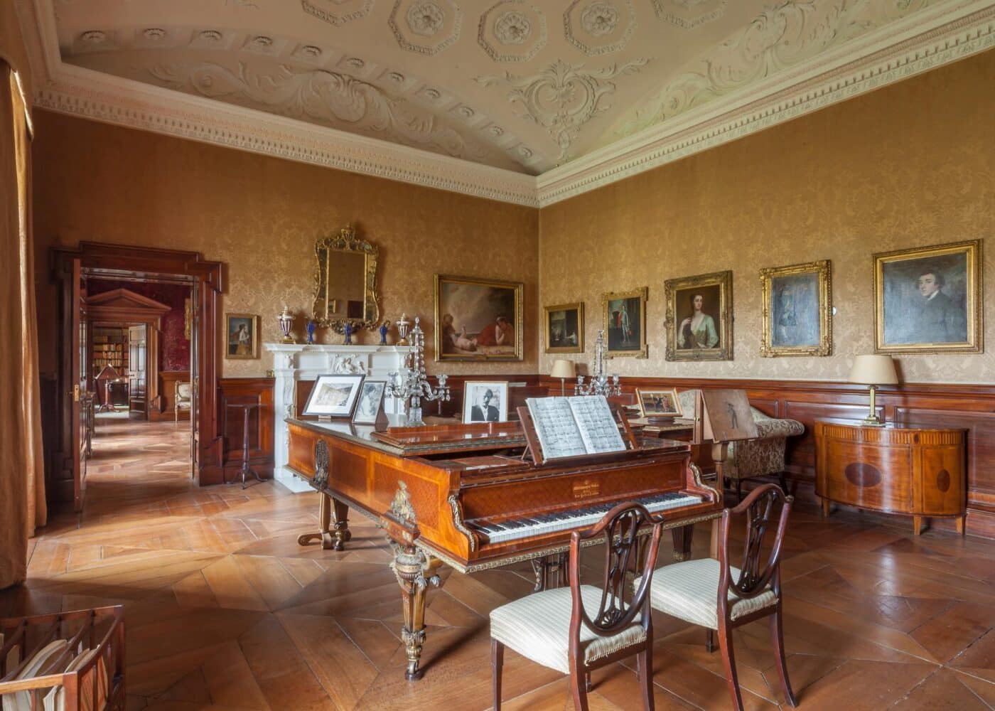 the music room at russborough