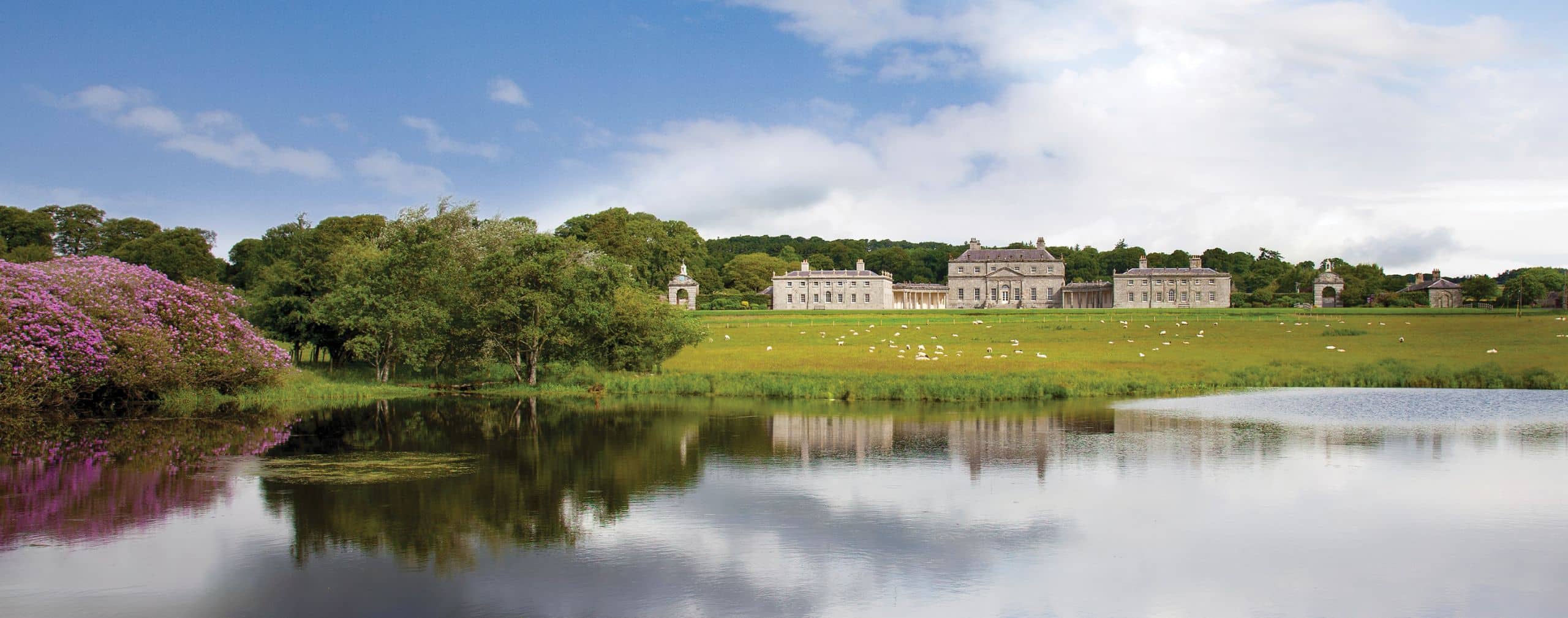 panoramic view of russborough house